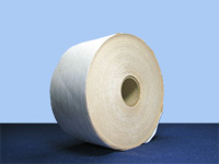 White Reinforced Gummed Tape 3" x 375 ft, 8 rolls per case
